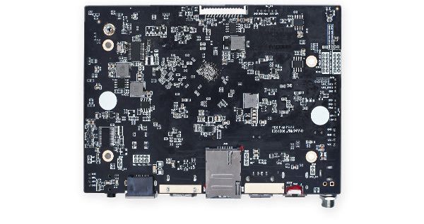 Back of CL35566 motherboard